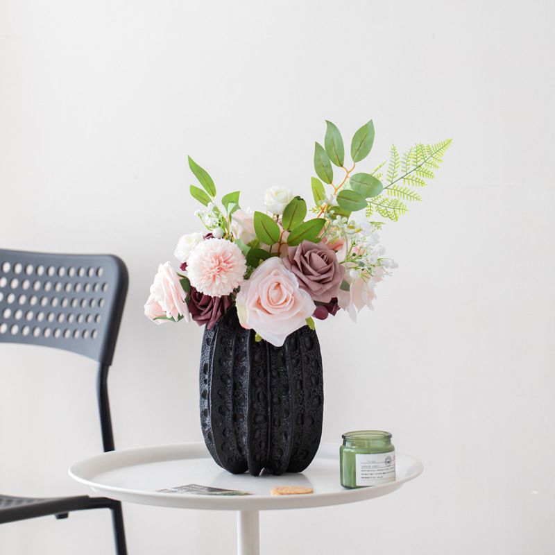 Diandian Hucuda ceramic vase simple modern matte flower maker B&B ornaments high-end